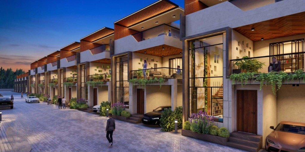 YC Raintree Villa Evening View